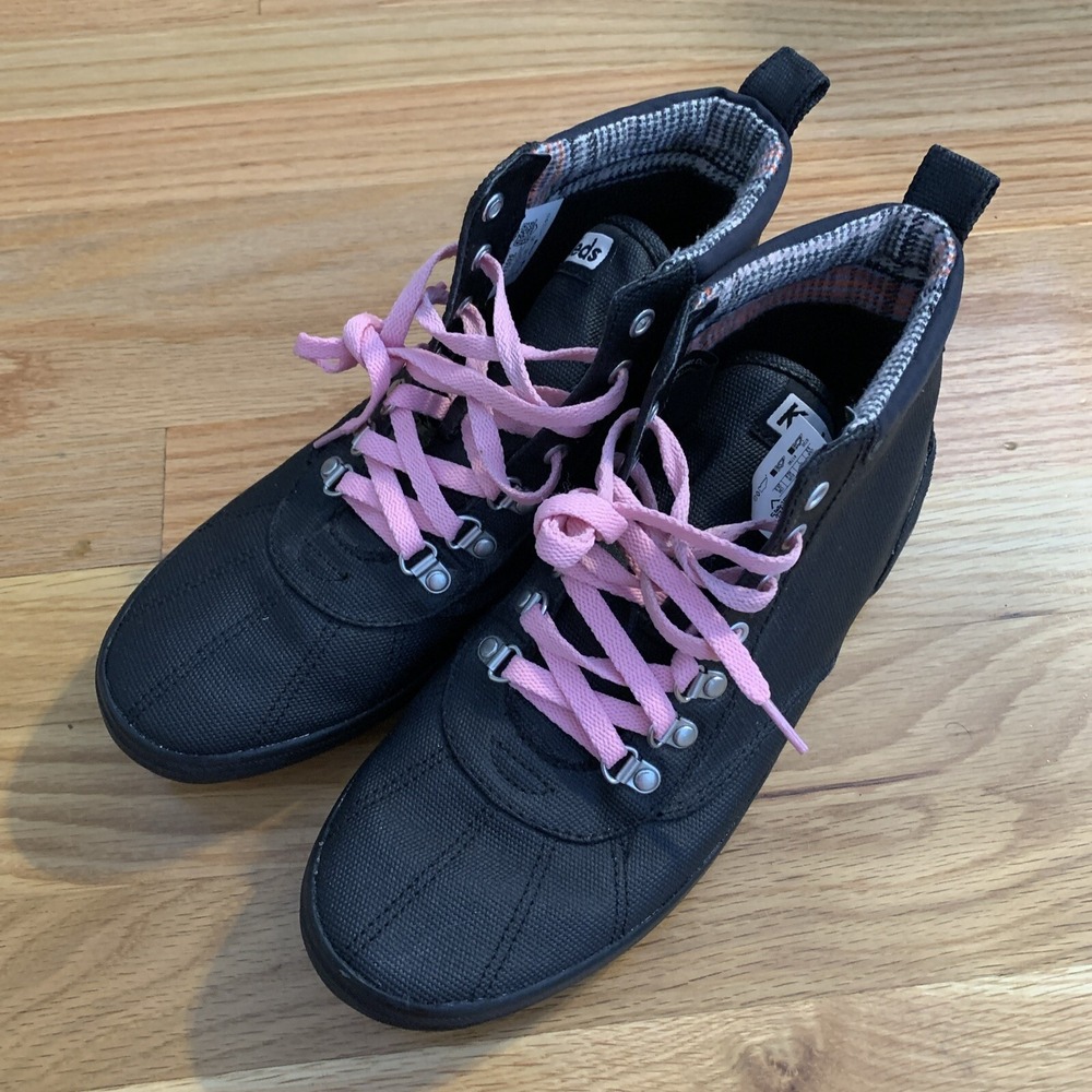 Keds Scout Duck Womens Black Casual Boots WF63596